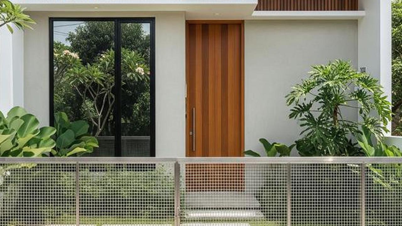 9 Ide Pagar Rumah dari Stainless Steel yang Anti-Ular, Aman dan Menarik Secara Estetika