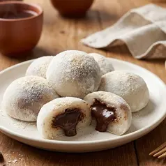 Resep Mochi Tepung Ketan Isi Cokelat yang Dibuat Tanpa Oven/AI Generated