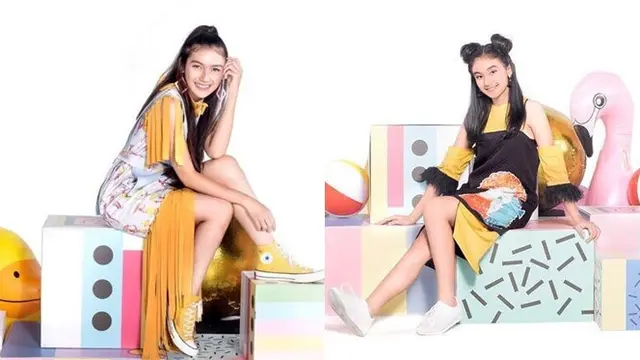Jebolan SCTV Mencari Bintang 2018, Ini 6 Beda Gaya Fiolina Tejaay dan Nabila Atmaja