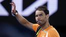Juara bertahan nomor tunggal putra, Rafael Nadal asal Spanyol harus terhenti langkahnya di babak kedua turnamen tenis Australia Open 2023 setelah menyerah tiga set langsung dari petenis Amerika Serikat berperingkat 65 dunia, Mackenzie McDonald di Rod Laver Arena, Rabu (18/1/2023) WIB. (AP Photo/Asanka Brendon Ratnayake)