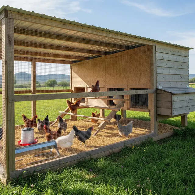 Model Kandang Ayam Close House (AI)