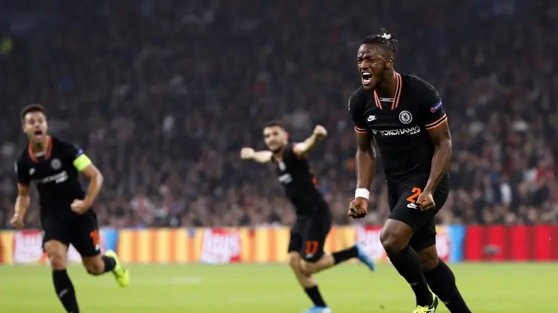 Striker Chelsea, Michy Batshuayi (MAURICE VAN STEEN / ANP / AFP)