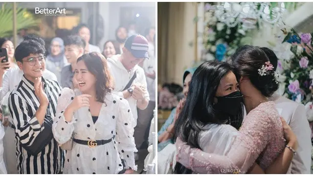 Bersahabat, Ini 6 Potret Adinda Azani dan Masayu Clara Saling Dampingi di Hari Bahagia