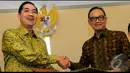 Kemendag dan Kadin memperpanjang kerja sama guna peningkatan daya saing nasional, Jakarta, Rabu (20/8/2014) (Liputan6.com/Faisal R Syam)