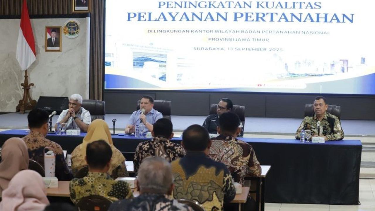 Tahukah Anda, Petugas Loket adalah Wajah BPN? Ini Upaya BPN Jatim Tingkatkan Pelayanan Pertanahan