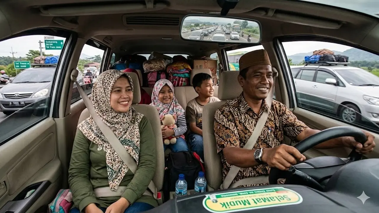 ilustrasi mudik