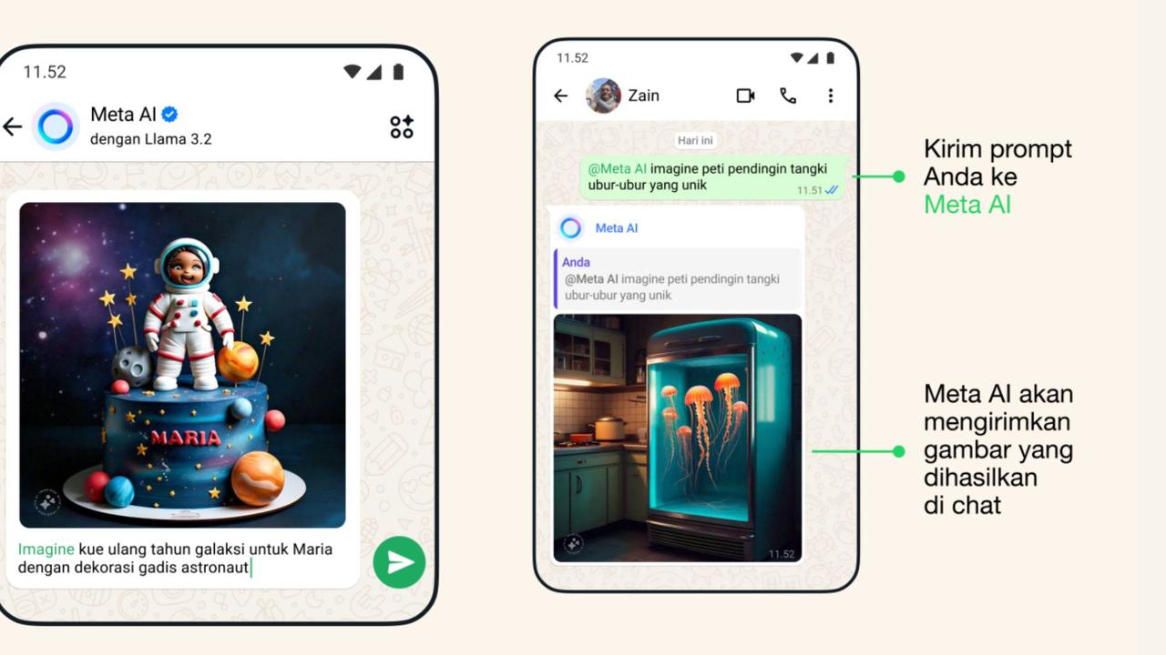 Cara Membuat Gambar AI di WhatsApp
