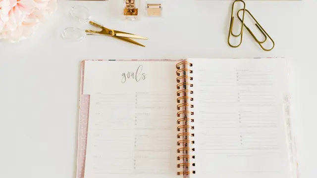 Ilustrasi menetapkan tujuan, target