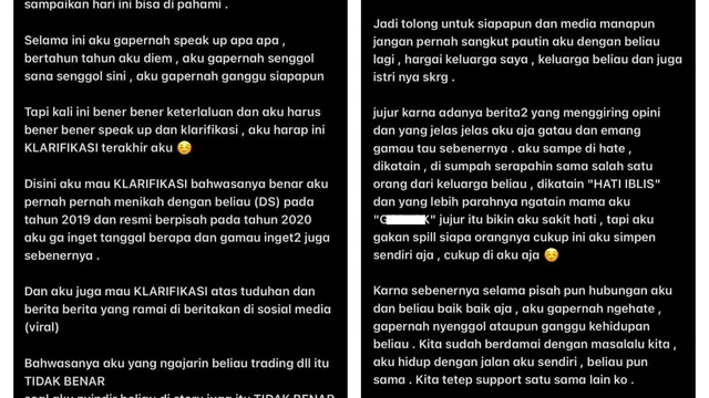 Mantan Istri Bantah Dituding yang Mengajari Doni Salmanan Trading, Tak Mau Disangkut Pautkan. (instagram.com/gigiruwanita)