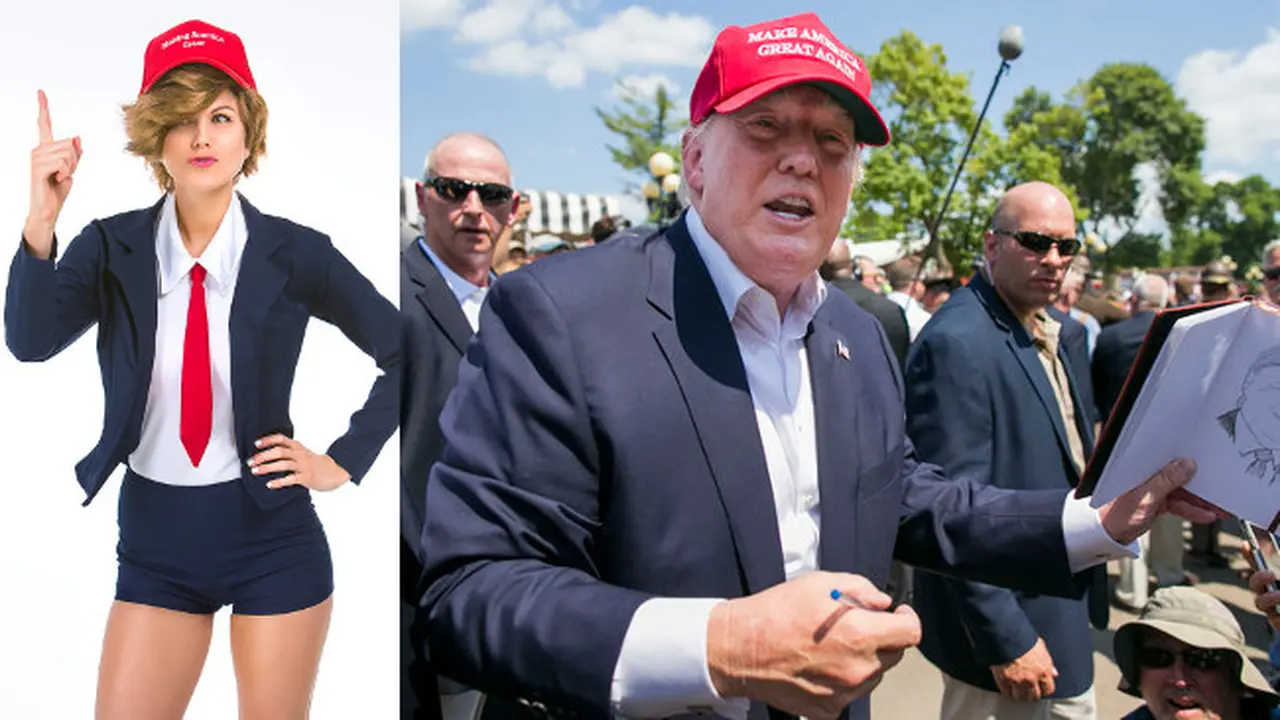 Halloween Munculkan Donald Trump Versi Wanita Seksi