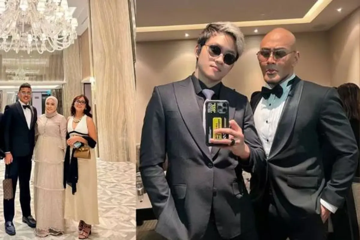 Outfit Kondangan Etnik Modern Ala Anak Uya Kuya dan Azka Corbuzier (Foto: Instagram @king_uyakuya dan @sabrinachairunnisa_)