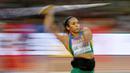 Atlet Brasil, Jucilene De Lima, sedang beraksi di nomor lempar lembing putri Kejuaraan Dunia Atletik 2015 di Stadion Nasional, Beijing, Tiongkok. (28/8/2015). (Reuters/Phil Noble)