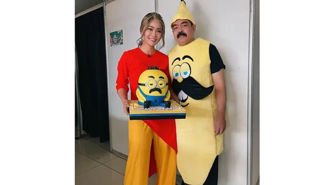 Rayakan Ultah, Ini 5 Potret Adam Suseno Suami Inul Daratista Cosplay Jadi Minions