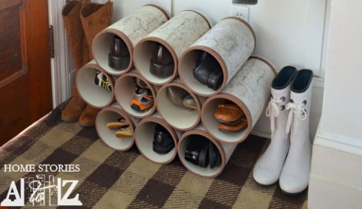 11 Ide Rak Sepatu Sendal Kreatif Unik Bisa Kamu Coba Di Rumah - Photo ...