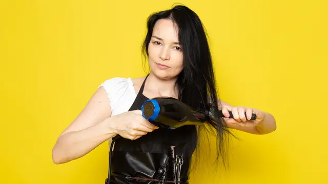 Hasil rambut bervolume dengan berbagai metode yang bisa dicoba