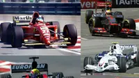 7 Pebalap F1 yang membuat debut sensasional. (Wikipedia/F1 Fanatic/Carenthusiast)