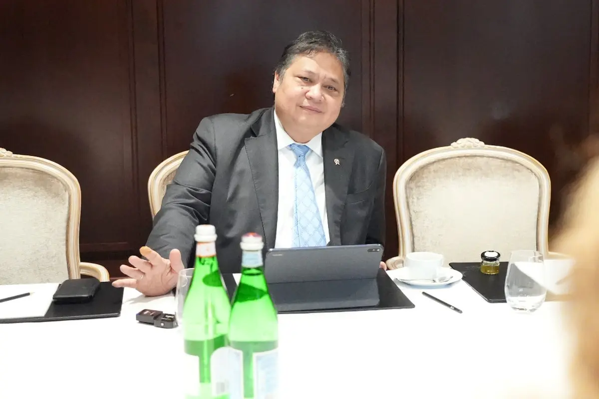 Menteri Koordinator (Menko) Bidang Perkonomian RI Airlangga Hartarto kunjungan kerja ke Jerman. (Foto: Kemenko Bidang Perekonomian)