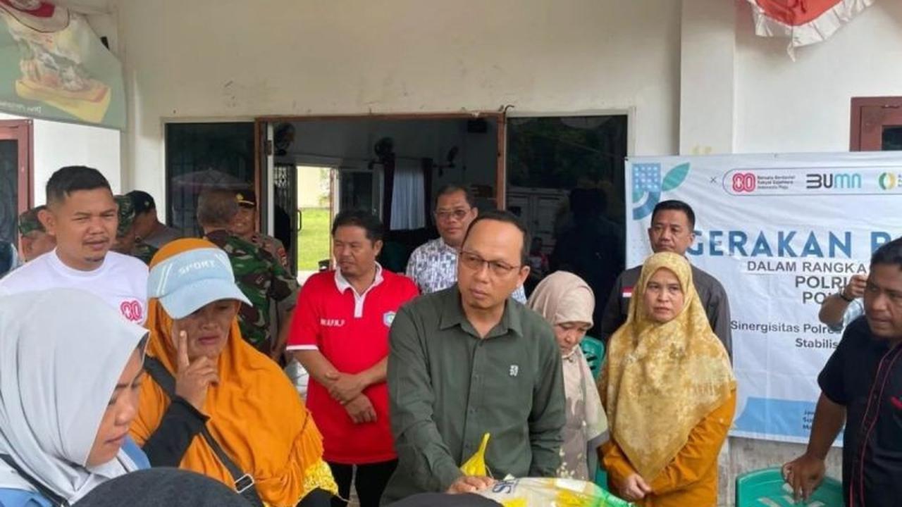 Gerakan Pangan Murah Serentak di Bangka Tengah: 8.750 Kg Beras Disalurkan untuk Jaga Stabilitas Harga