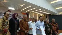 KPU mengumumkan Laporan Harta Kekayaan Penyelenggara Negara (LHKPN) capres-cawapres di Kantor KPU, Jakarta, Jumat (12/4/2019). (Liputan6.com/Delvira Hutabarat)