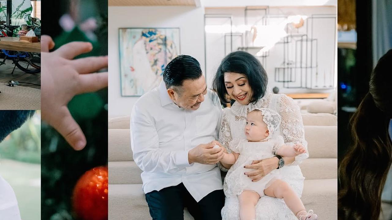 Jessica Mila Rayakan Natal Bersama Keluarga, Ekspresi Baby Kyarra Bikin Gemas