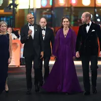 Kate Middleton kembali curi perhatian dengan pesona anggun kenakan kalung warisan berusia 103 tahun (Photo by Geoff PUGH / POOL / AFP)