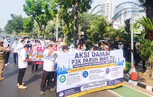 Jerit PPPK Dinkes Depan Balai Kota: Kami ASN, Mengapa Hak Kami Berbeda?