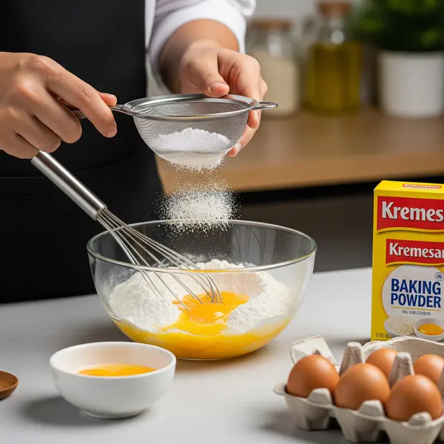Kuning Telur dan Baking Powder untuk Kremesan Ayam