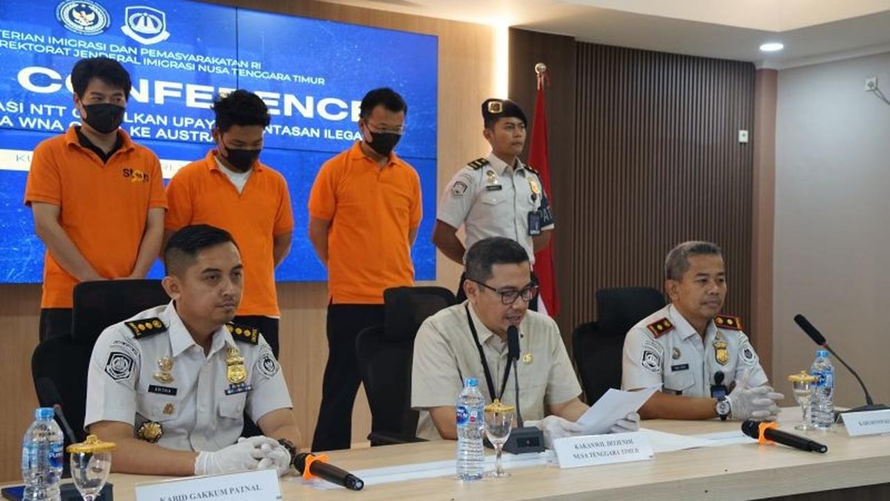 Kanwil Imigrasi NTT Gagalkan Upaya Keberangkatan Ilegal WNA China ke Australia