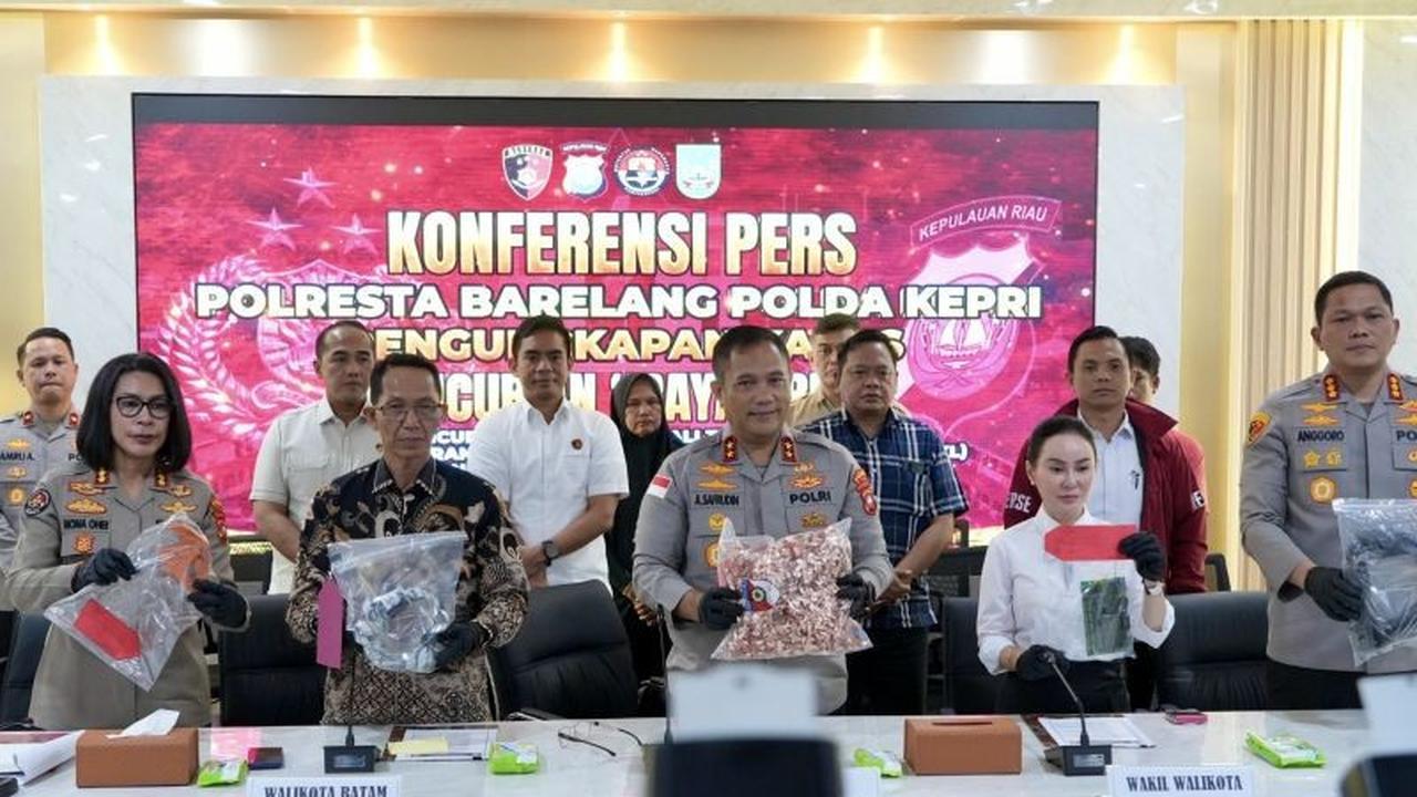 Polda Kepri Ungkap Kasus Pencurian Fasilitas Umum Batam, Delapan Pelaku Ditangkap
