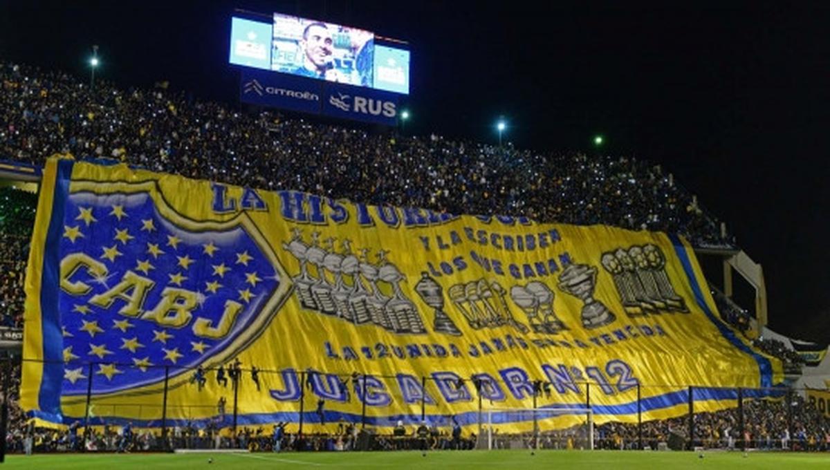 Aksi Carlos Tevez berseragam baru Boca Juniors