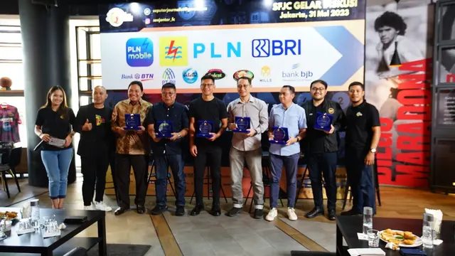 Diskusi bertema "Liga Indonesia 2023/2024, Untung Rugi Format Baru" di MyTen Coffee & Eatery, Jakarta Pusat, Rabu (31/5/2023).