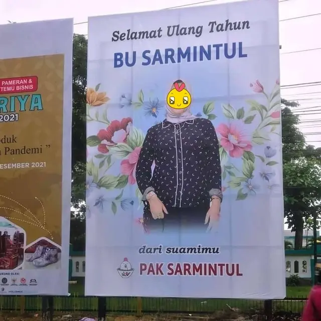 Bikin Viral, Ini 7 Baliho Ucapan Selamat Ulang Tahun yang Jadi Salah Fokus