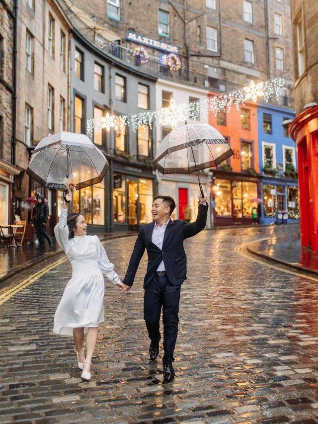 Gritte Agatha dan Arif Hidayat Prewedding di Edinburgh, Skotlandia (Foto: sweet.escape via Instagram gritteagathaa)