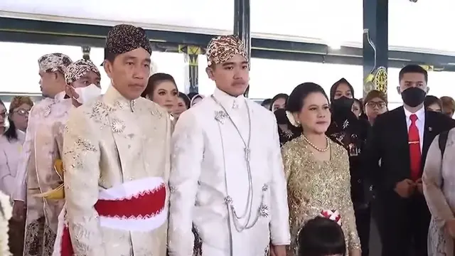 Kaesang Pangarep dan Erina Gudono menikah (Vidio/SCTV)