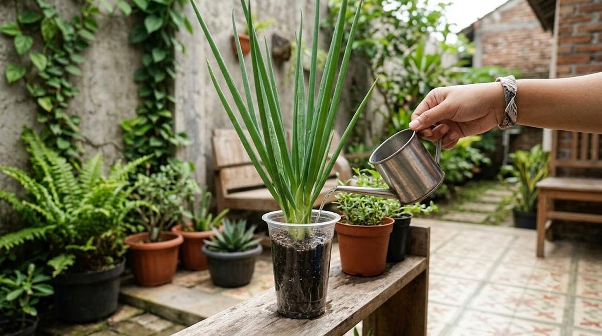 Trik Merawat Daun Bawang dengan Menjaga Media Tanam Agar Tetap Lembap