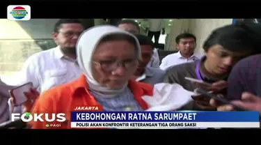 Dari pemeriksaan sebelumnya yang dilakukan terpisah, polisi mendapatkan perbedaan keterangan dari masing-masing saksi.