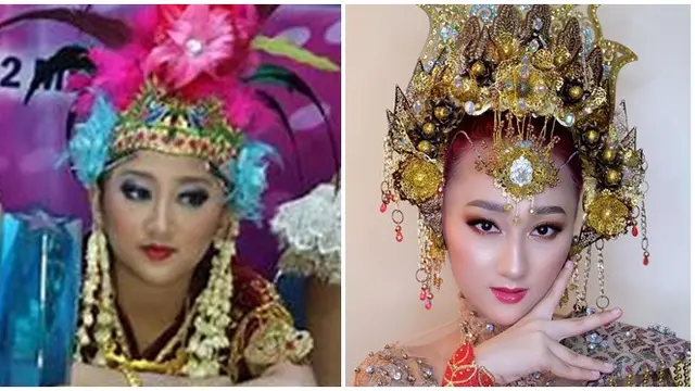 6 Beda Penampilan Sandrina IMB saat Jadi Peserta dan Bintang Tamu, Tetap Memukau
