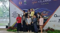 Momen podium Claresta Amantha Kamsari dalam Kejuaraan Berkuda APM Classic 2023 yang dilangsungkan di Venue Berkuda APM Equestrian Centre, Tigaraksa, Tangerang, Banten pada 20-21 Mei 2023. (Dokumentasi Claresta)