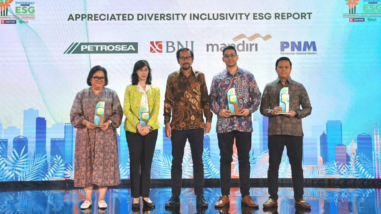 Penghargaan Appreciated Diversity Inclusivity ESG Report.