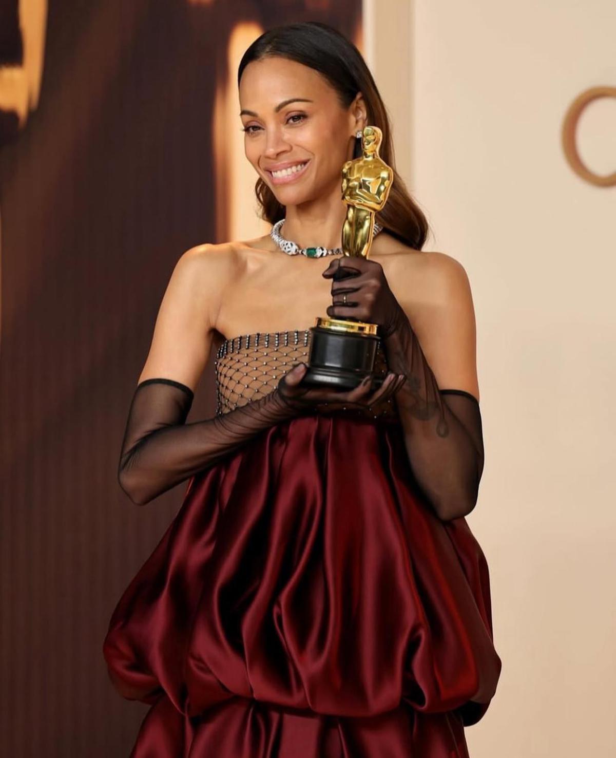 Profil Zoe Saldana Menang Oscar 2025, Perjalanan 23 Tahun Menuju Penghargaan Bergengsi
