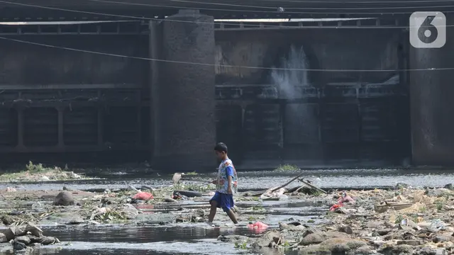 Kemarau Panjang, Kali Bekasi Hampir Kering
