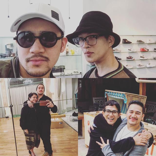 6 Momen Kebersamaan Oscar Lawalata dan Mario Lawalata, Saling Dukung