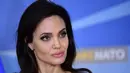 "Angelina mencoba untuk tak memberikan perhatian pada yang dikatakan orang-orang tetangnya," ujar sumber. (EMMANUEL DUNAND  AFP)