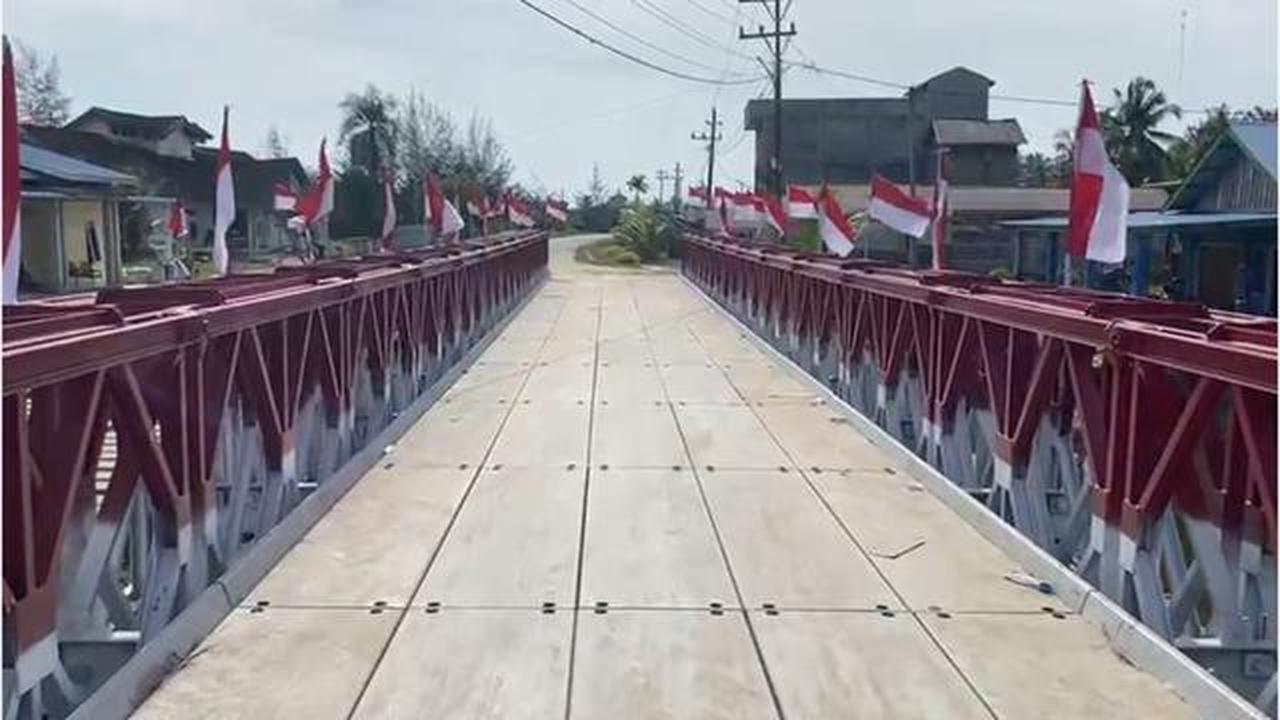18 Jembatan Bailey di Aceh Rampung, Puluhan Titik Lain Masih Dikebut