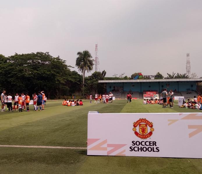 Meriahnya Manchester United Soccer School Di Jakarta Bola Liputan6 Com