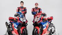 Dua pembalap HRC Iker Lecuona dan Xavi Vierge di World Superbike 2022. (Twitter/Honda Racing Global)