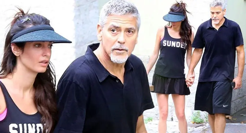 George Clooney dan istri, Amal Alamuddin. (Mirror)