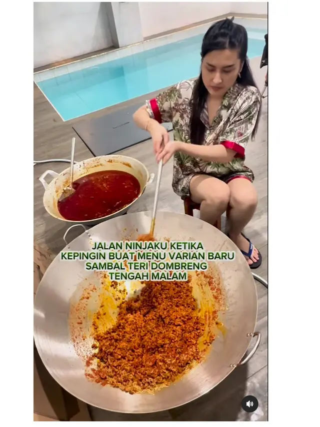6 Potret Angbeen Rishi Istri Adly Fairuz Bisnis Sambal Cumi, Dapat Dukungan Suami