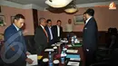 Pengurus PSSI bertemu dengan perwakilan FIFA pada Rabu 21 Agustus 2013 di Jakarta guna membahas bantuan yang akan dikucurkan FIFA terkait pengembangan sepakbola di Indonesia (Liputan6.com/Helmi Fithriansyah)