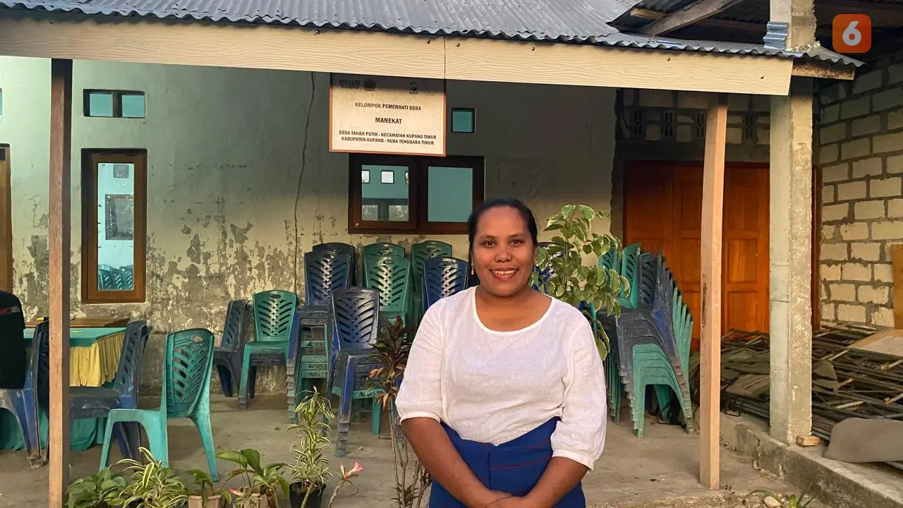 Mimpi Yeni dan mama-mama lainnya satu, yaitu menjadikan Tanah Putih di Kupang Timur sebagai desa tangguh bencana (Dok. Liputan6.com/Teddy Tri Setio Berty).